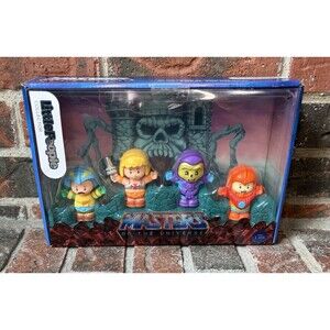 Fisher-Price Little People Collector Masters of the Universe 4 Figure Set Sealed